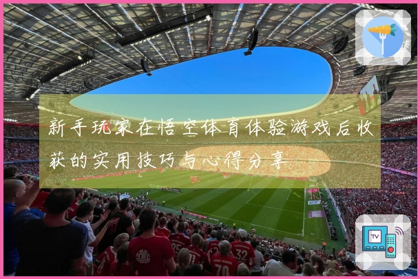 新手玩家在悟空体育体验游戏后收获的实用技巧与心得分享